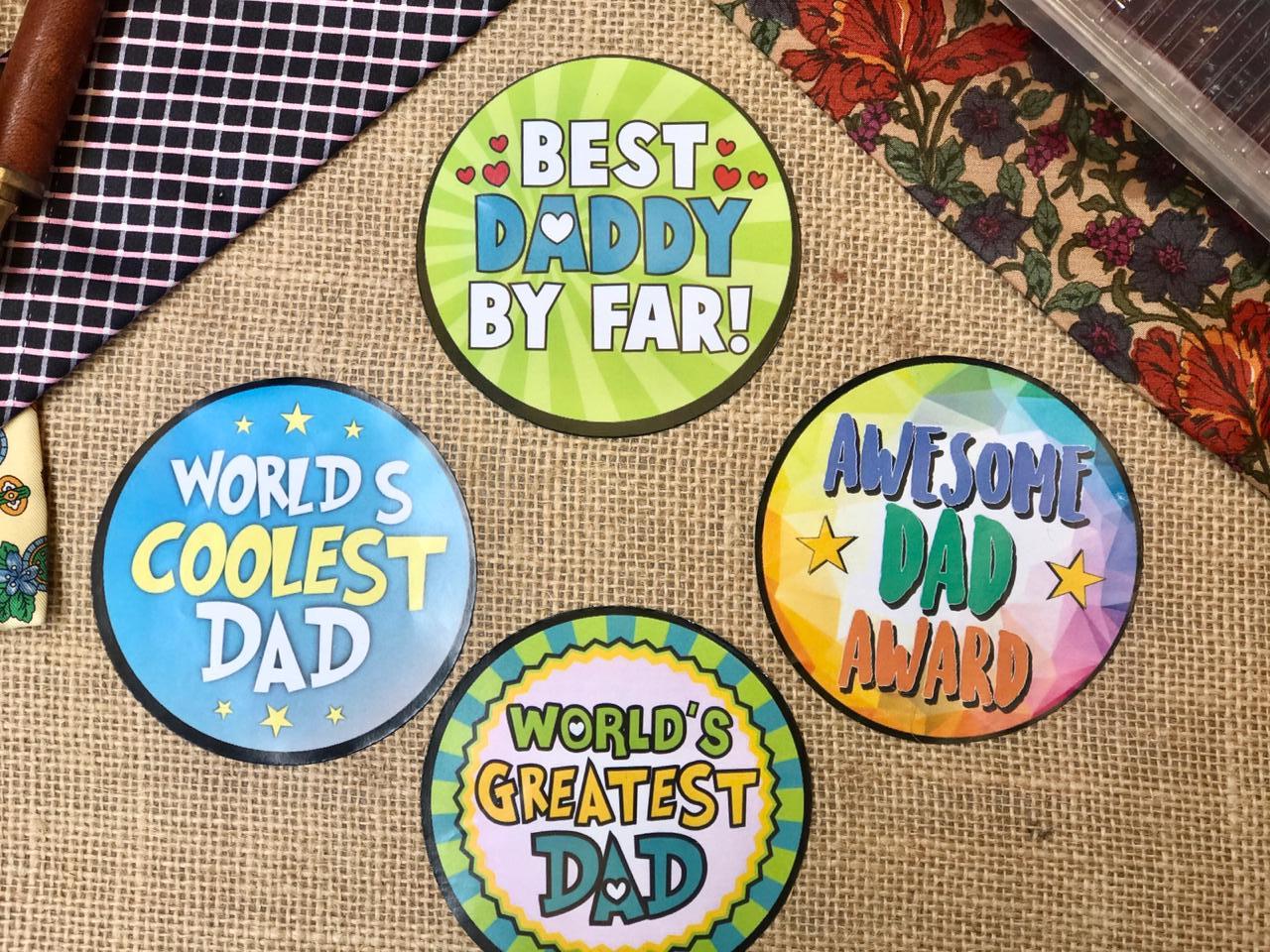 Masala Monk Fathers day stickers