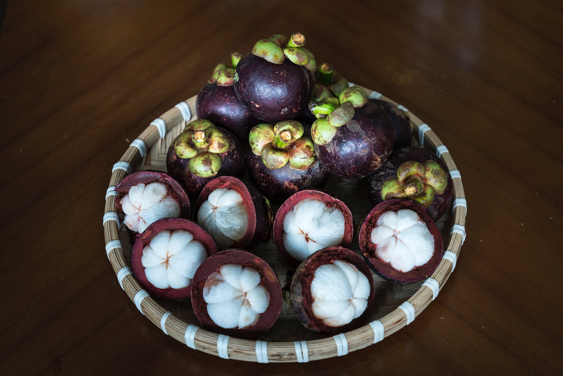 basket of mangosteen